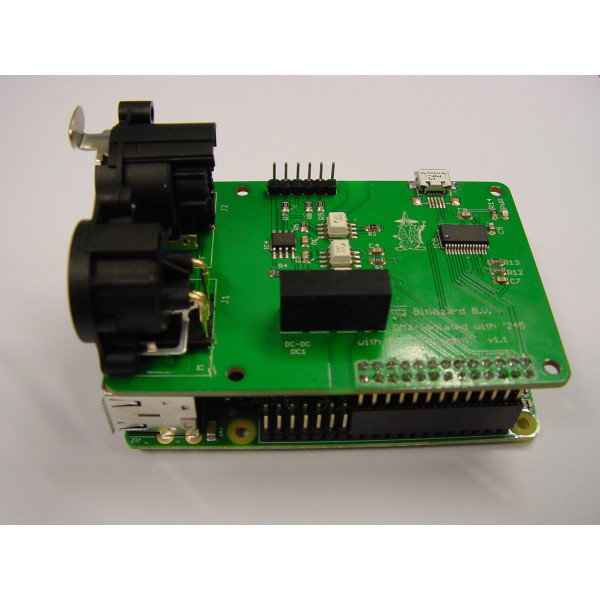 DMX interface for Raspberry pi with usb (FT245RL)
