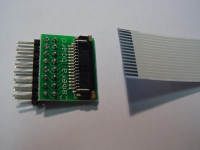 FPC connector as delivered.