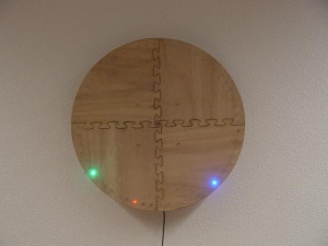 The fully working clock